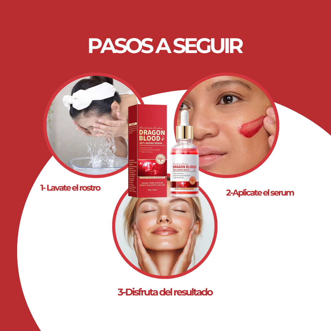 1+1 GRATIS / DRAGON BLOOD™ - DILE ADIÓS A LAS ARRUGAS EN SEMANAS + EBOOK RUTINA FACIAL GRATIS