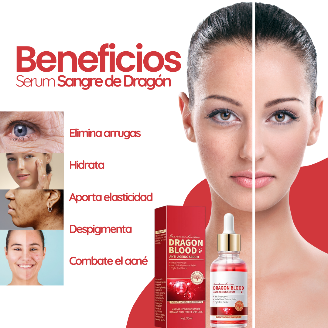 1+1 GRATIS / DRAGON BLOOD™ - DILE ADIÓS A LAS ARRUGAS EN SEMANAS + EBOOK RUTINA FACIAL GRATIS