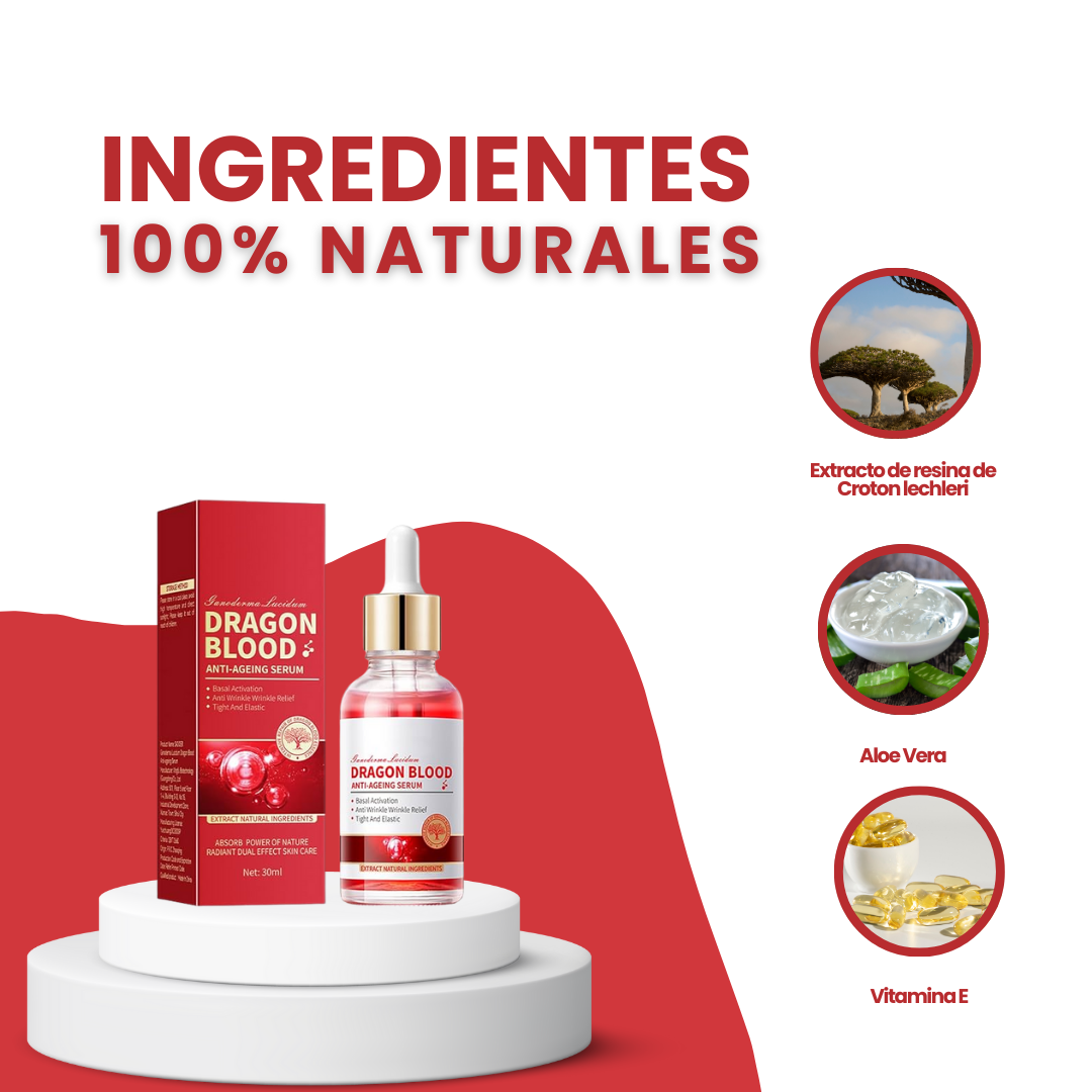 1+1 GRATIS / DRAGON BLOOD™ - DILE ADIÓS A LAS ARRUGAS EN SEMANAS + EBOOK RUTINA FACIAL GRATIS