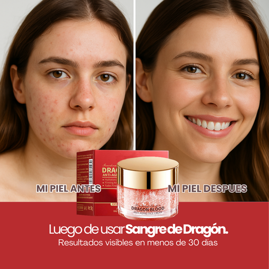 1+1 GRATIS / DRAGON BLOOD™ - REJUVENECE AÑOS DE VIDA EN MENOS DE 30 DIAS + EBOOK RUTINA FACIAL GRATIS