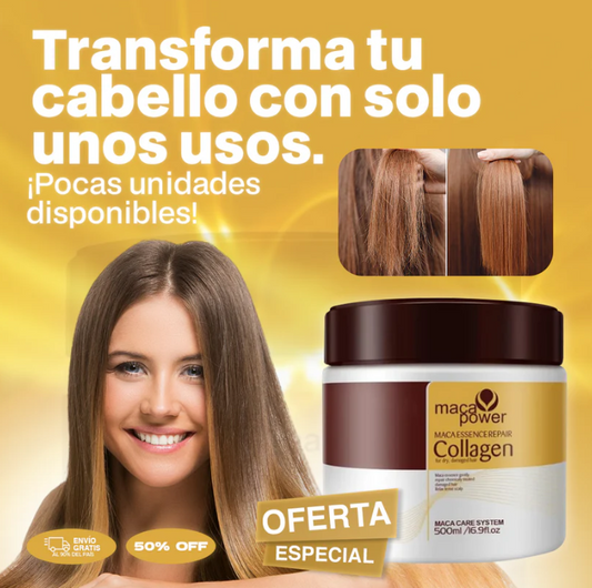 HAIR GLOW® - CREMA CAPILAR DE KERATINA PARA ALISAR EL CABELLO